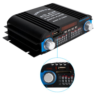 3 in 1 720W 4CH High-Power Mini Sm Amplifier Home Car 12V 220V Hifi Bluetooth