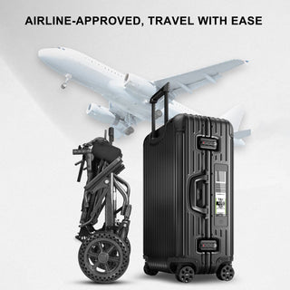 Foldable Manual Wheelchair with Lightweight Aluminum Alloy Frame