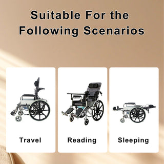 Adjustable Reclining Manual Wheelchair – Full Recline
