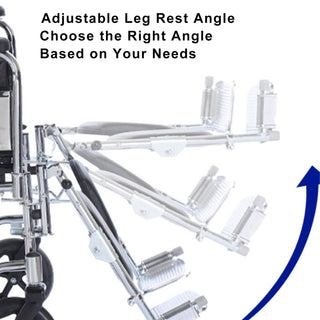 Adjustable Reclining Manual Wheelchair – Full Recline