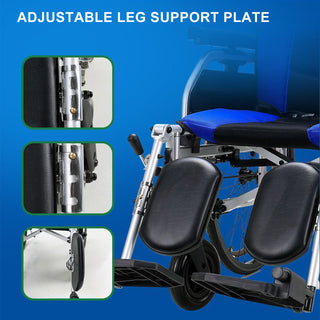 Zero-Gravity Reclining Wheelchair with Dual-Pressure Frame