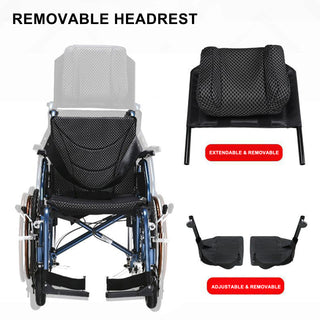 Zero-Gravity Reclining Wheelchair with Dual-Pressure Frame