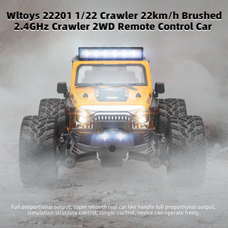 Wltoys 22201 1/22 Crawler 22km/h Brushed 2.4GHz Crawler 2WD Remote Control Car