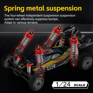 Wltoys 244016 2.4G 1:24 Scale 2WD High Speed Racing Off Road Remote Control Car