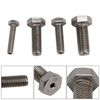 Stainless Steel M6 & M8 & M10 & M12 Broken Snapped Stud Drill Guide Kit 4PCS