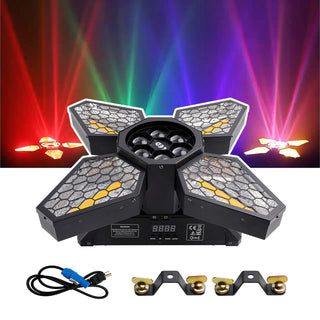 4 Arms Bee Eye Zoom Light Beam DMX Stage Light Disco Show Bar Party Lighting