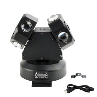 120W Moving Head Light 8 LED Rotating Beam Light RGBW Stage Light DJ Lighting US