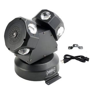 120W Moving Head Light 8 LED Rotating Beam Light RGBW Stage Light DJ Lighting US