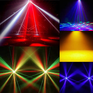4In1 Four Head 80W Stage Laser Light DMX Stage Lighting DJ Party Lighting Effect