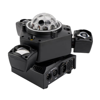 Three Head LED Stage Light Beam Moving Head Light With Laser DJ Disco Party