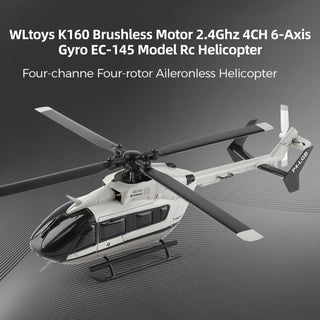 WLtoys K160 Brushless Motor 2.4Ghz 4CH 6-Axis Gyro EC-145 Model RC Helicopter