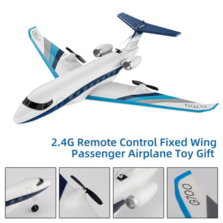 Z67 2.4G Remote Control Fixed Wing Passenger Airplane Toy Gift With 2 Batteries