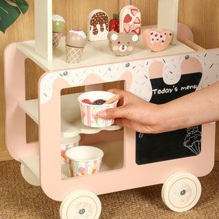 Simulation Ice Cream Truck Food Toy Set Suitable For Children Aged 3 And Up
