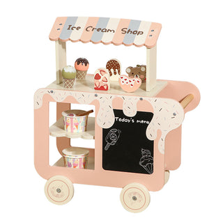 Simulation Ice Cream Truck Food Toy Set Suitable For Children Aged 3 And Up
