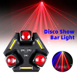 150W RGBW Rotating Laser Light DJ Stage Effect Party Beam Disco Show Bar Light
