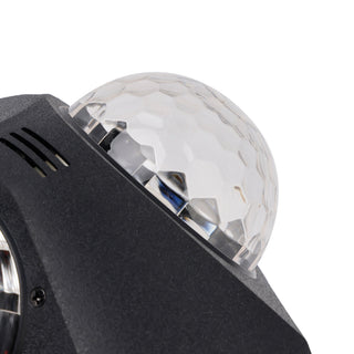 3Head Sound Activated Magic Ball Strobe Light With Remote Control For Home Party
