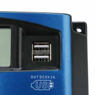 Panel Auto Focus 40A Regulator 12V-24V Dual USB MPPT Solar Charge Controller