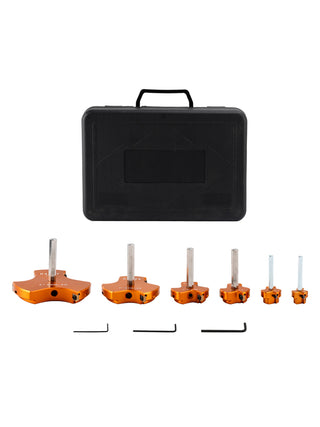 6 PCS Triple Blade PVC Pipe Reamer Kit Pipe Fitting Reamer Tool For Plumbing