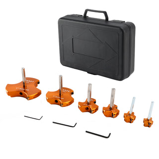 6 PCS Triple Blade PVC Pipe Reamer Kit Pipe Fitting Reamer Tool For Plumbing