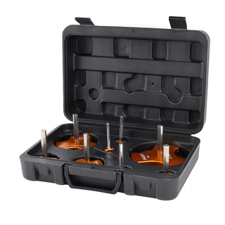 8 PCS Triple Blade PVC Pipe Reamer Kit Pipe Fitting Reamer Tool For Plumbing