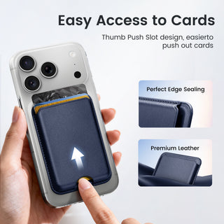 2PCS Magnetic Card Holder MagSafe Wallet RFID Protection for iPhone 17/16/15/14