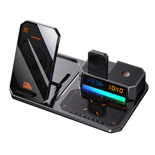 6 in 1 Magnetic Wireless Charger Bluetooth Speakers for Apple 17 16e 16 15 14 13