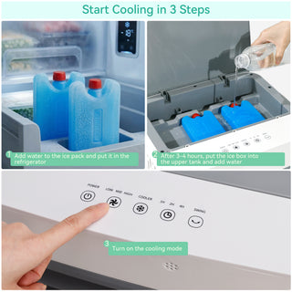 Portable 8.5 Gal Evaporative Air Conditioner 3-IN-1 Evaporative Cooler w/ Remote Control Fan & Humidifier