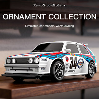 KF34 1:43 Scale RC Drift Car 2.4G 4WD High-Speed Drift Racing Car With LED Light