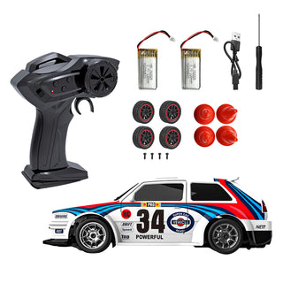 KF34 1:43 Scale RC Drift Car 2.4G 4WD High-Speed Drift Racing Car With LED Light