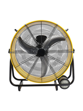 24 Inch Industrial Tilt Drum Fan 3 Velocity Speed 360° Adjustable Floor Fan
