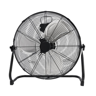 20 Inch High Velocity Industrial Cooling Floor Fan With 3 Speeds Tilt Head