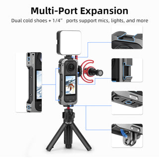 Camera Accessories Protective Frame Case With Lens Cover Kit For Insta360 X5