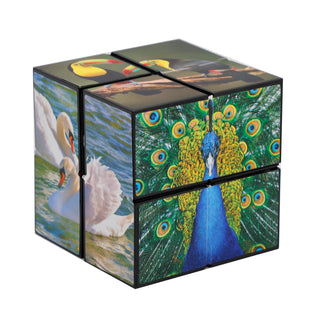 2 In 1 Animal Style Star Cube Magic Cube Set For Kid And Adult Toy Ages 8-12