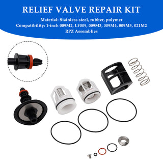 0887793 RK 009M2-T Total Repair Kit Replace for Watts 1" 009M2 & 009 LF009