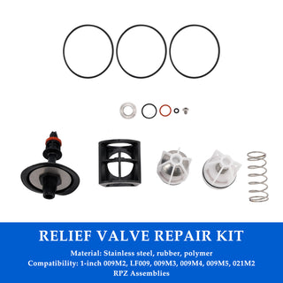 0887793 RK 009M2-T Total Repair Kit Replace for Watts 1" 009M2 & 009 LF009
