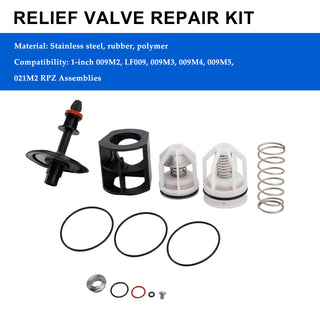 0887793 RK 009M2-T Total Repair Kit Replace for Watts 1" 009M2 & 009 LF009