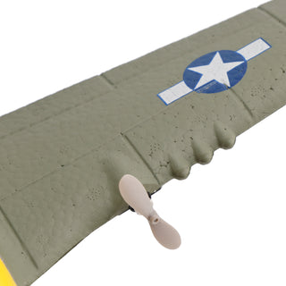 3Channel Remote Control 2.4Ghz 6Axis Stabilizer Airplane With 2Batteries Green