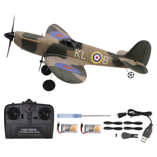 RC 76205 2.4GHz 3CH Airplane Fixed Wing With Gyro System 2 Batteries Kid Toy