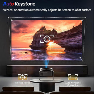 Ultra HD Smart WiFi PTZ Projector Mini Projector Bluetooth 4K Support Home Movie