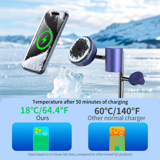 4-in-1 Qi2 15W Cooling Wireless Charger Station Fast Charging Station MagSafe