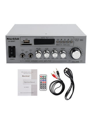 800W  2.1CH Bluetooth Stereo Hifi Car Home Audio Car Amplifier AMP Sound Speaker