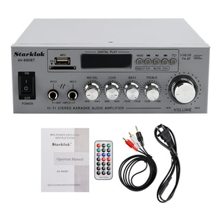 800W  2.1CH Bluetooth Stereo Hifi Car Home Audio Car Amplifier AMP Sound Speaker