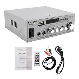 800W  2.1CH Bluetooth Stereo Hifi Car Home Audio Car Amplifier AMP Sound Speaker