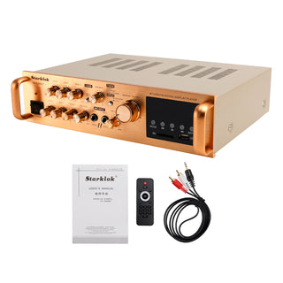 2500W 5CH Amplifiers Amplificador HiFi Stereo AV Surround SD FM Home Theater