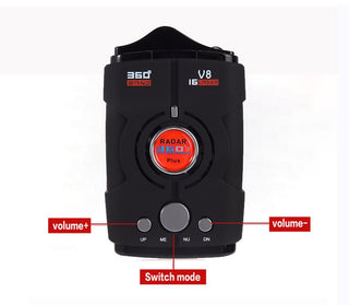 V8 Vehicle Mobile Radar Speed Detector Mobile Speed Detection Car Radar Detector