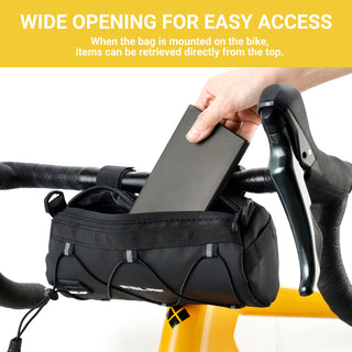 Mountain Road Bike Handlebar Bag Bicycle Bag with Shoulder Strap for Cycling