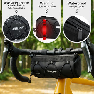 Mountain Road Bike Handlebar Bag Bicycle Bag with Shoulder Strap for Cycling