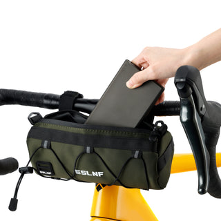Multipurpose Mountain Bicycle Road Bike Handlebar Bag with Shoulder Strap