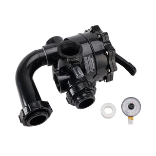 SP0715XG2 Control Valve with Pressure Gauge Compatible with Hayward Pro-Series