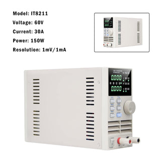 IT8211 60V / 30A / 150W DC Electronic Load Lab Adjustable Digital Control